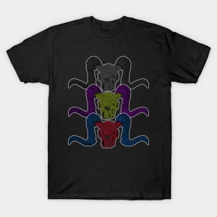 3 skulls T-Shirt